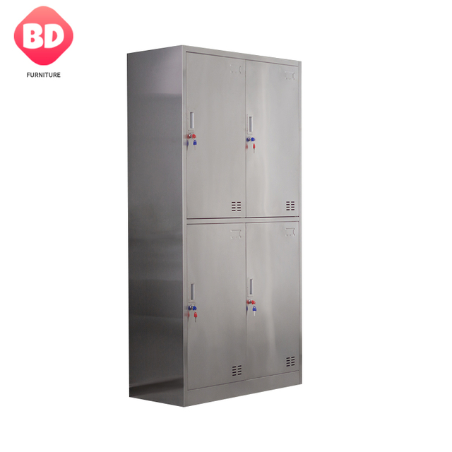 4 Doors Stainless Steel Lockers