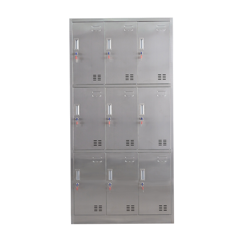 9 Doors Stainless Steel Lockers