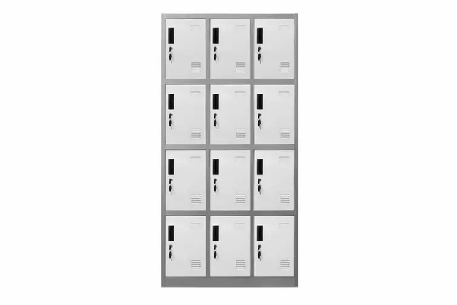 Nine Door Metal Locker