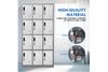 Nine Door Metal Locker
