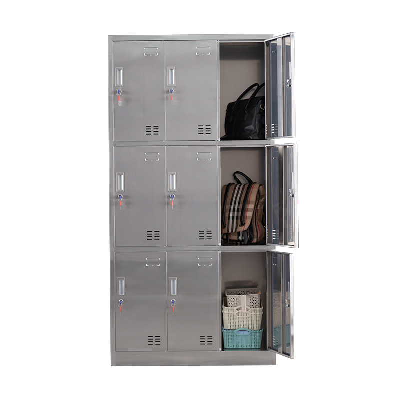 9 Doors Stainless Steel Lockers