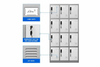 Nine Door Metal Locker