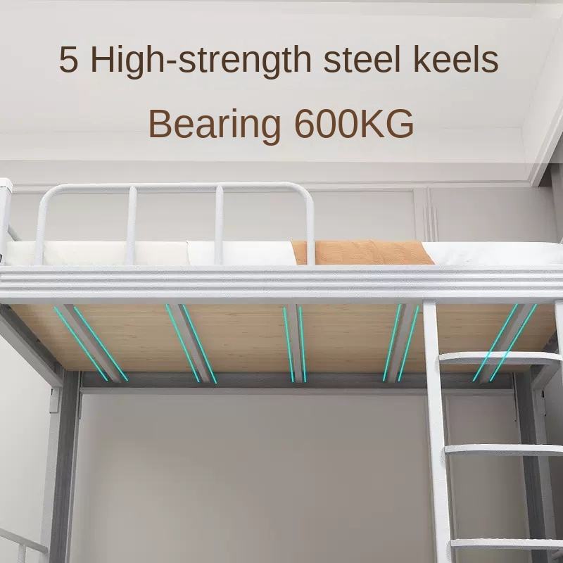 Steel double iron bunk Bed beddetachable Metal Frame Bunk Beds Metal Bed