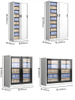 Factory directly two doors filing storage cupboard sliding door book documents cabinet