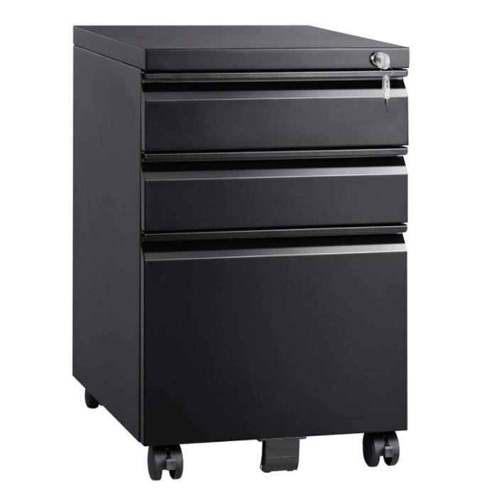 Mobile Drawer File Cabinet Steel Mobile Pedestal With 3 Box Drawers Pedestal Steel Drawer