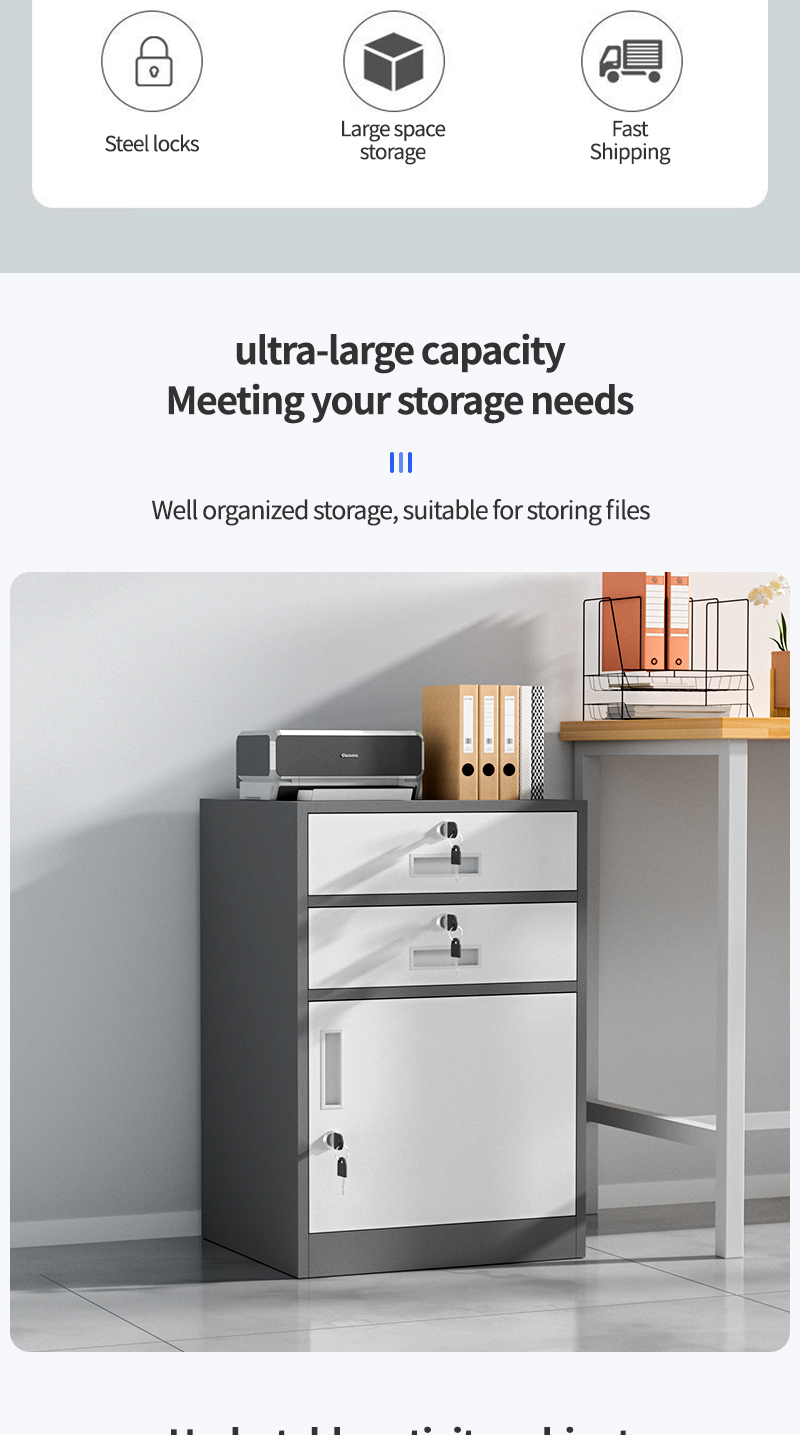Ultra - large capacity storage cabinet.