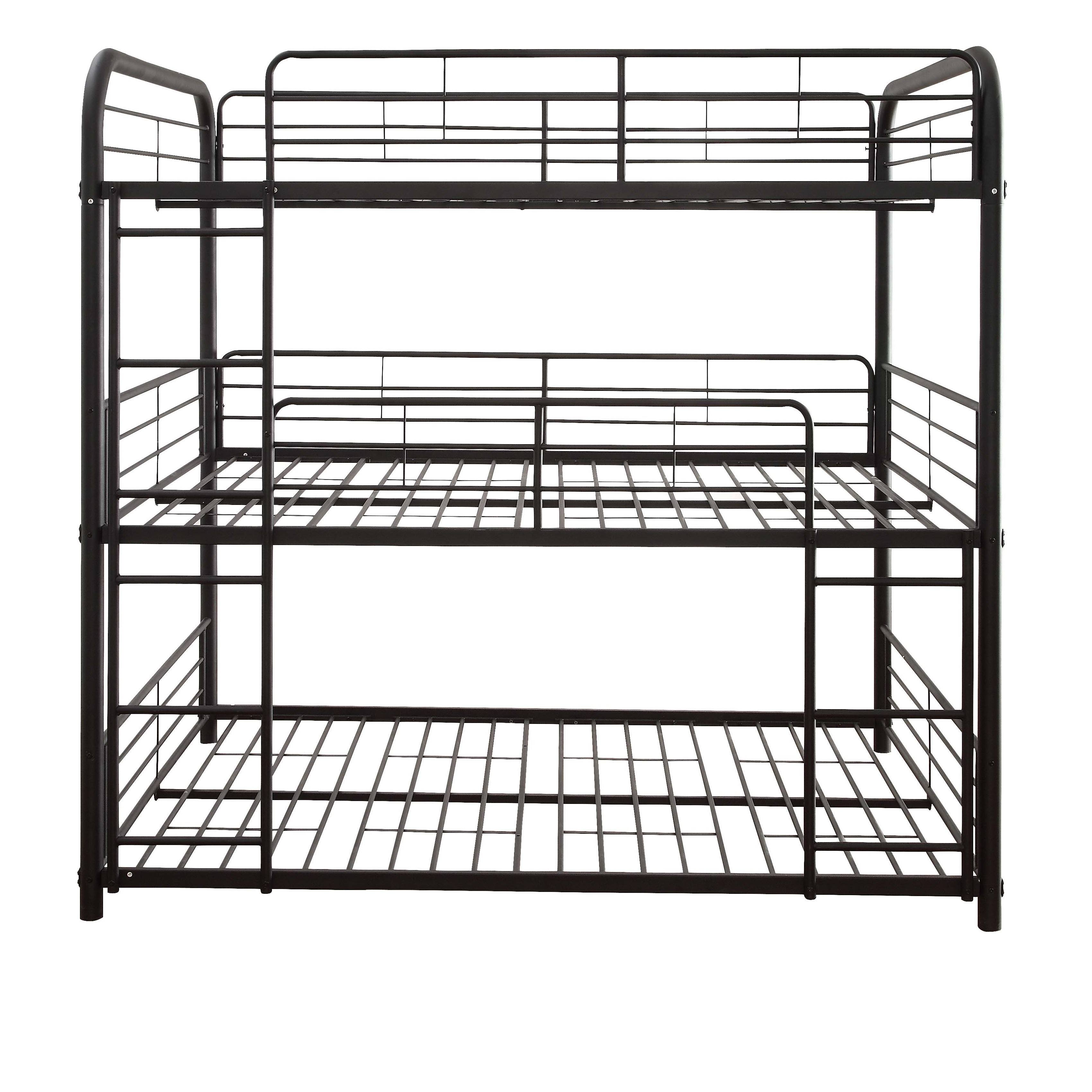 Cheap 3 level bunk bed metal 3 person iron 3 layers