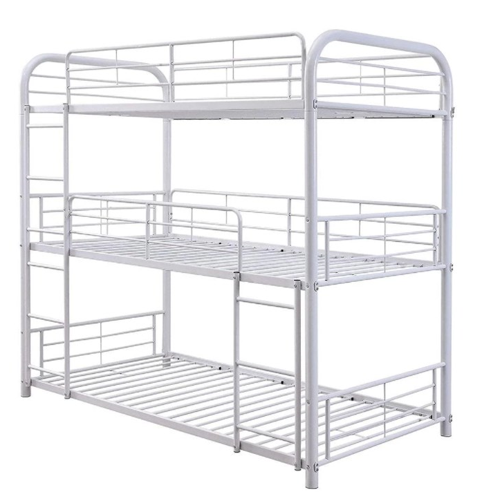 Cheap 3 level bunk bed metal 3 person iron 3 layers