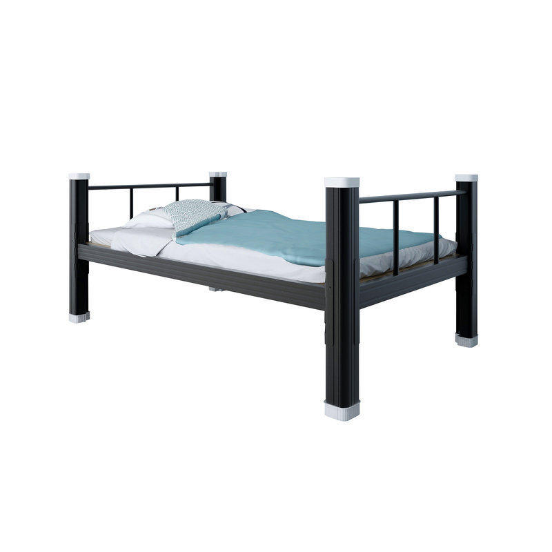 China Manufacture Metal Frame Furniture Steel Single Steel Bed