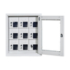 Cell Phone Charging Station Locker Supermarket Metal Mini 9 Doors Charger Storage Lockers Cabinet