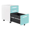 Mobile pedestal metal mobile steel storage file 3 drawer cabinet