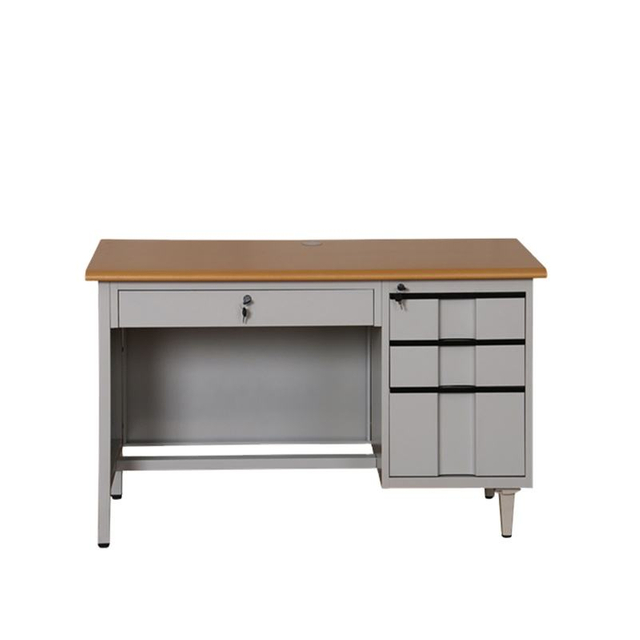 Modern style simple stylish office steel desk metal desk storage