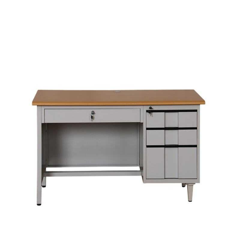 Modern style simple stylish office steel desk metal desk storage