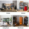 Industrial Black Storage Adjustable Warehouse Shelf Heavy Duty Metal Boltless Shelving five layers heavy duty boltless shelving