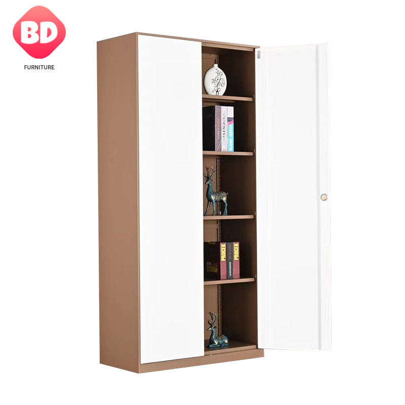 2 door metal vertical filing cabinet for office and school, steel storage filing closet, high quality documents storage cabinet