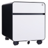 modern office equipment metal 2 box drawers mobile pedestal lockable file storage cabinet