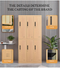 Factory Price Bedroom Wall Wardrobe Design Clothe 6 Door Wood Grain Locker Cabinet cheap metal wardrobe