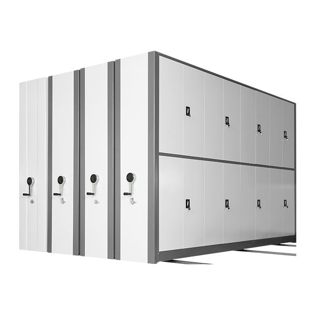 Hand Push Mobile Compactor Electronic Shelves Mechanical