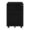 Office mobile pedestal filing small movable steel cabinet for document storage