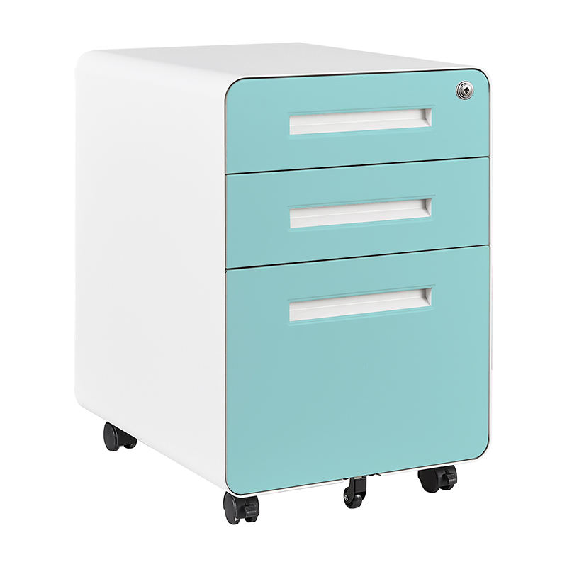 Hot sale mobile workshop cabinet drawer file with lock metal storage wheels