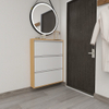 3 layer metal shoe rack cabinet shoes cabinet wall cabinet metal modern shoe rack