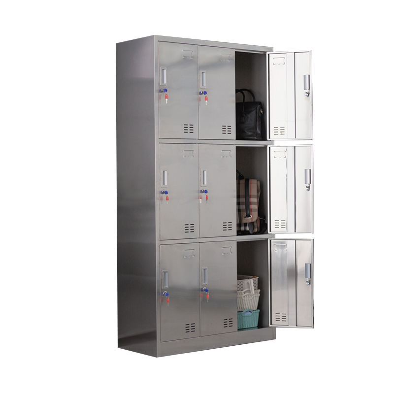 Best sell 6 door Stainless steel cabinet for office and workshop metal locker