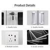 6 Doors Metal Multi-Purpose Phone Lockers Storage Cellphone Charging Locker for Public Places