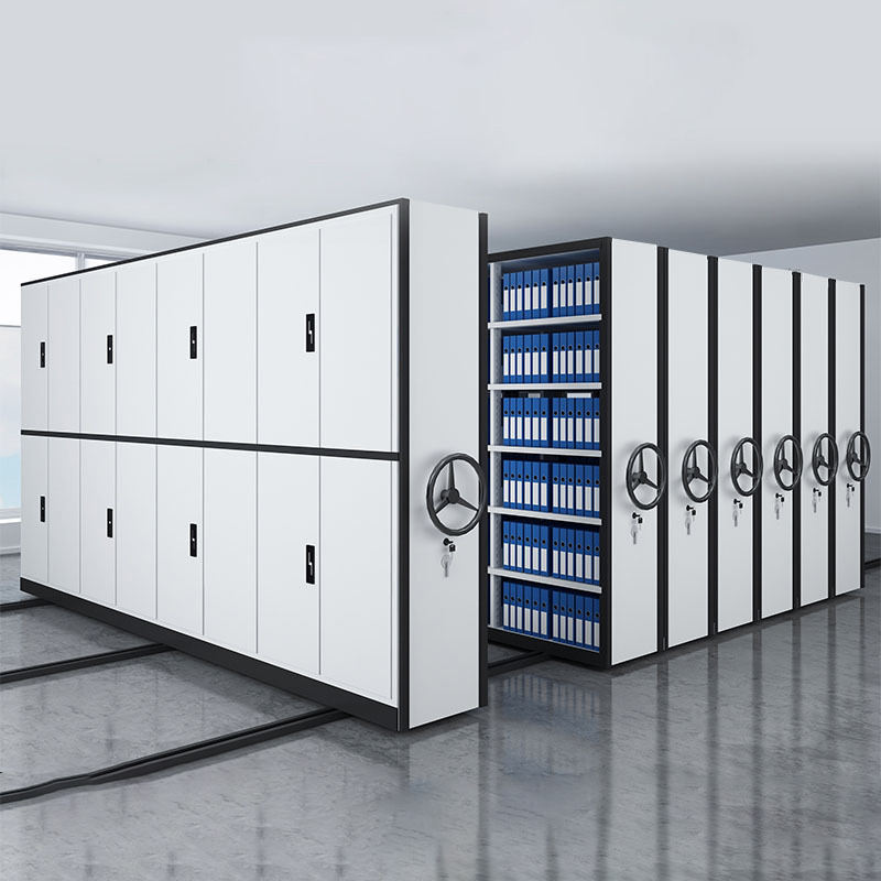 Mobile Filing shelving System Metal Mobile Filing Compactor Shelving For Hanging Folder