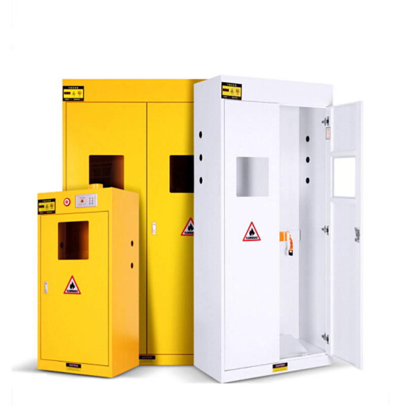 Metal laboratory safety cabinet for dangerous gas,chemical lab gas cylinder safety storage cabinet,flammable storage safetycabin