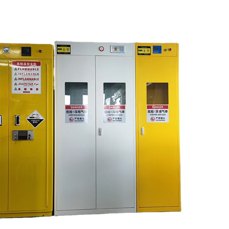Metal Laboratory Furniture Safety Cabinet Chemical Gas Cylinder Safety Storage Cabinet