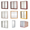 Metal library bookcase metal locker frame school bookshelf for library