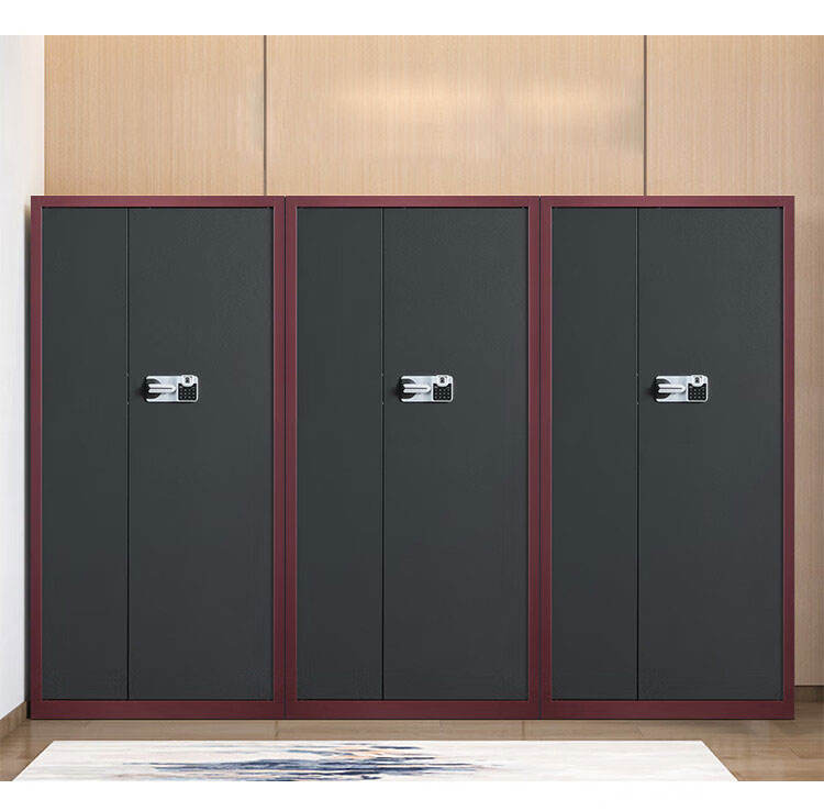 Luxury Villa Living Room Cabinet Storage Stainless Steel Strongbox Wine Cabinets