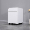 Knocked down mobile pedestal filing cabinet wheels under desk Mobile filing cabinets