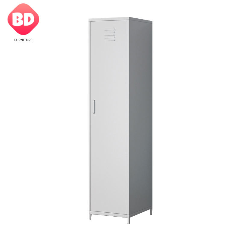 Simple and beautiful high-value single-door tall wardrobe