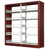 Bookcase with library ladder antique bookcase black