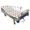 one crank one function manual hospital bed ABS bedside and bedside stainless steel mutual rails for patient care with option