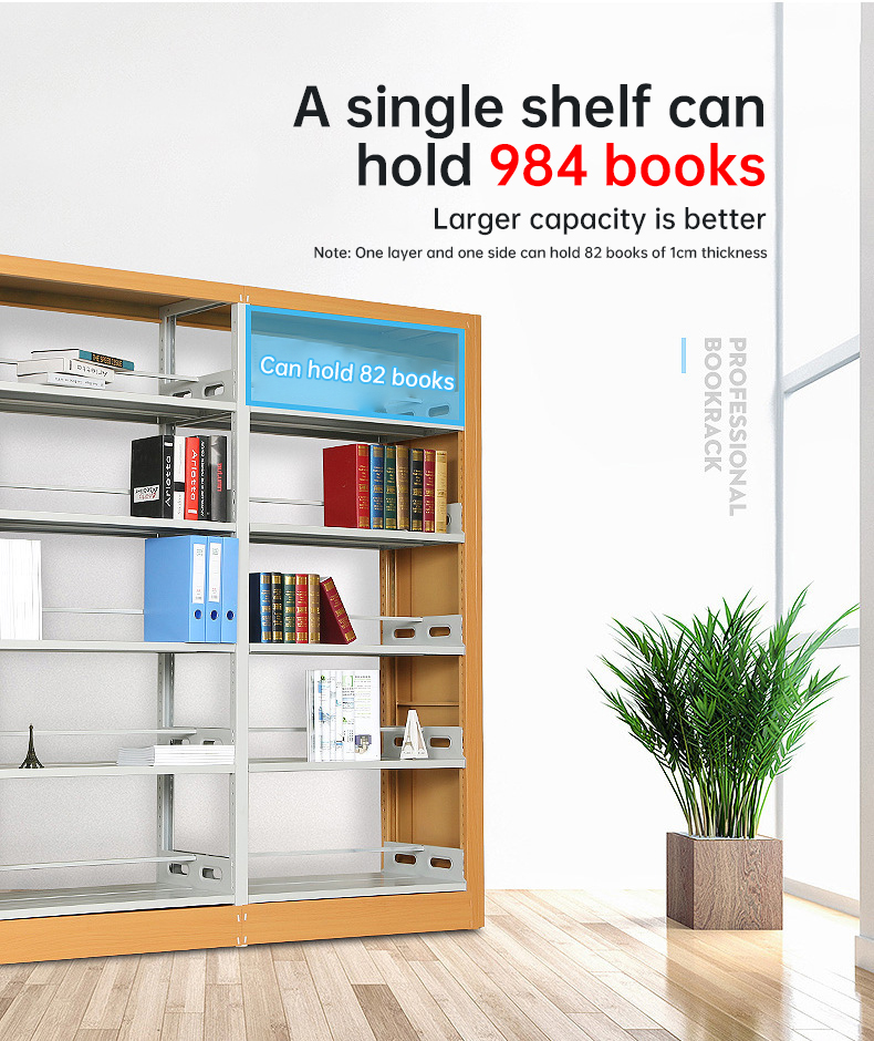 Cheap metal Library book shelves wholesale bookshelf metal used library bookcases library book shelf book shelf design