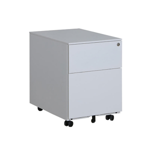 Small Vertical Metal Mobile 3 Drawers Nightstand Movable Storage Cabinet With Drawer Mobile Pedestal