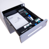 Office Equipment round steel 3 drawer mobile pedestal file Mobile storage cabinet with wheels