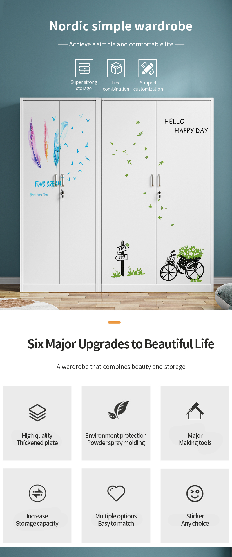Printed iron cabinet upgrades