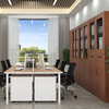 Wooden Printer 4 Door Steel Locker, Metal Office File Cabinet, 2 Door Office Storage Cabinet Wardrobe