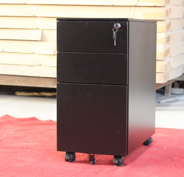 3 Movable Drawers Cabinet Mobile Filing Cupboard With Drawers Steel Movable Filing Drawer Cabinet