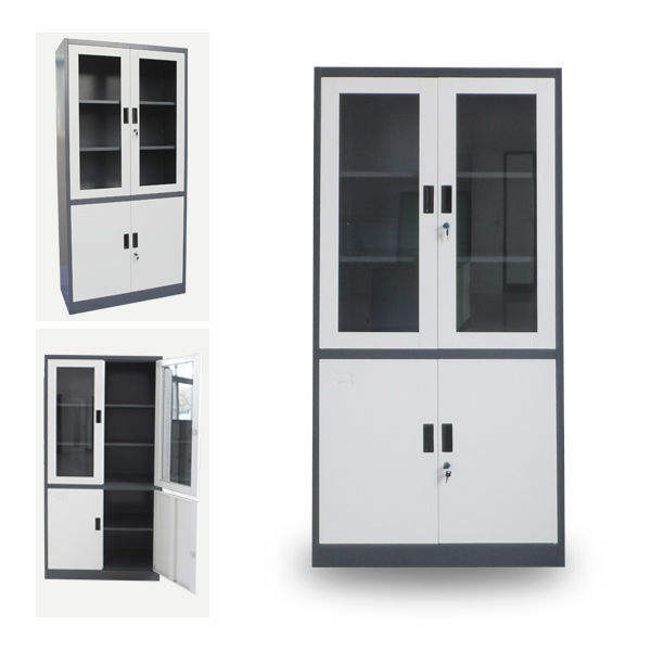 super capacity modern iron cupboard stainless steel material office storage cabinet with huge space