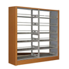University School Furniture Double Sided Library Bookcase Steel Book Shelves Metal Acceptable Modern Iron