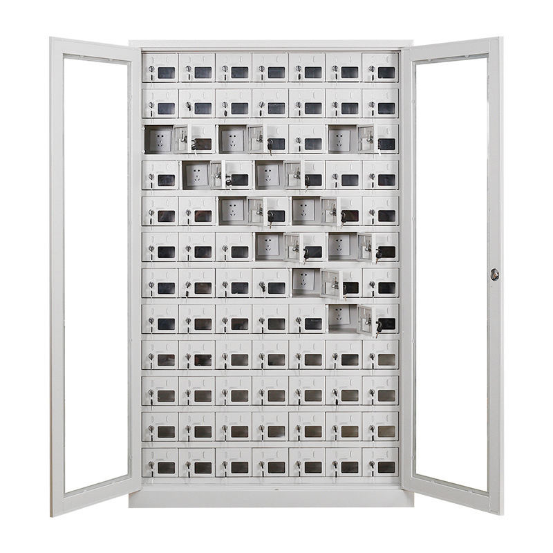 Mobile phone charging locker cabinet, metal laptop smart storage locker,modern style design waterproof cellphone storage locker
