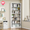 7 layer metal steel bookshelf for home and office, high quality bookshelf for school library, industrial metal frame bookshelf