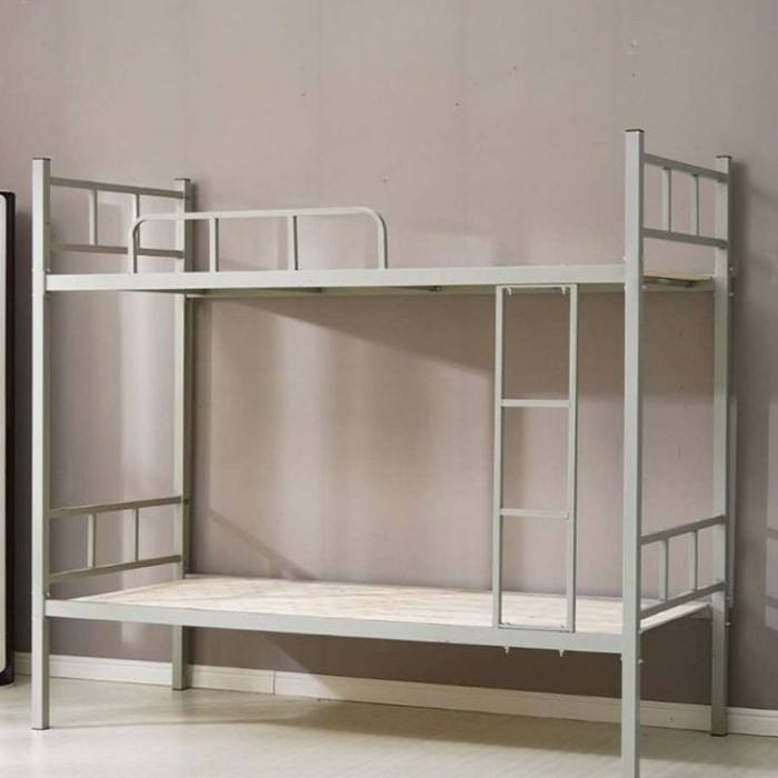 Metal frame bunk bed for hostel use metal custom cheap fabrication