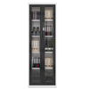 Manufactory 1800*600*400 Glass Door Metal Shelf Steel Storage Book
