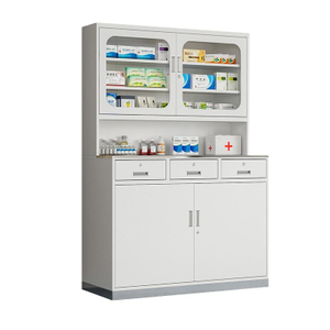 Modern Design steel stainless medicine cabinet hospital storage cabinet with stainless steel door