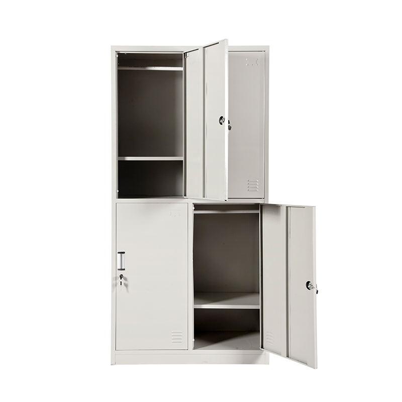 Hot sale 4Door Steel Locker Metal Gym Storage Locker for Changing Room cabinet Steel Wardrobe lockers gym